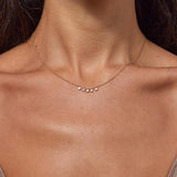 Wander Longingly White Sapphire Necklace