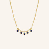 Wander Longingly Blue Sapphire Necklace
