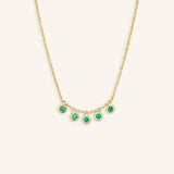 Wander Longingly Emerald Necklace
