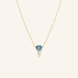 Blushing Rose Necklace - Montana Sapphire