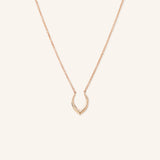 Gold Antler Necklace