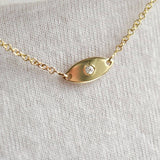 Evil Eye Diamond Necklace