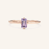 Daylily Amethyst Ring