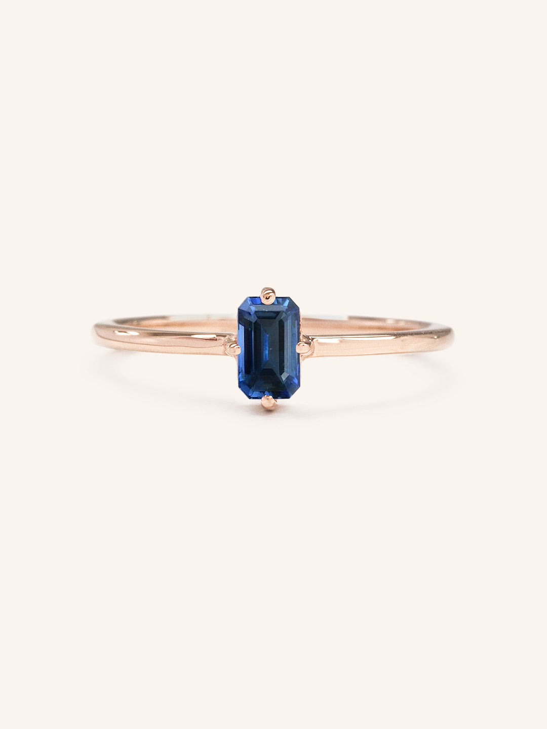 Daylily Blue Sapphire Ring