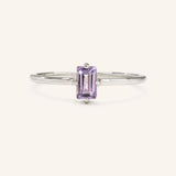 Daylily Amethyst Ring