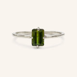 Daylily Green Tourmaline Ring