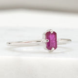 Daylily Ruby Ring