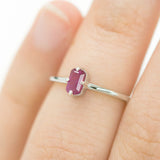 Daylily Ruby Ring