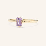 Daylily Amethyst Ring