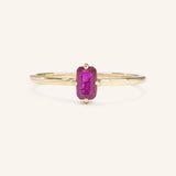 Daylily Ruby Ring
