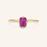 Daylily Ruby Ring