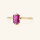 Daylily Ruby Ring