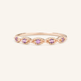 Sequin Amethyst Ring