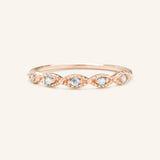 Sequin Aquamarine Ring