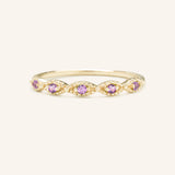 Sequin Amethyst Ring