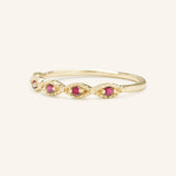Sequin Ruby Ring