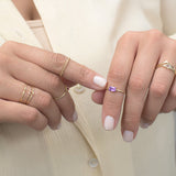 Ladys Mantle Amethyst Ring