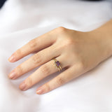 Ladys Mantle Amethyst Ring