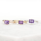 Ladys Mantle Amethyst Ring