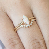 Buttonsage Marquise Opal Ring