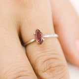 Buttonsage Marquise Rhodolite Garnet Ring