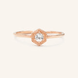 Marigold White Sapphire Ring