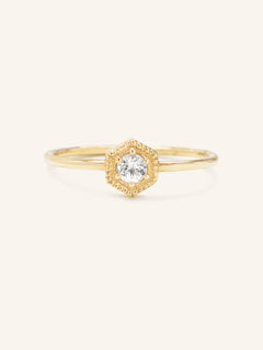 MARIGOLD White Sapphire Ring