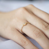 Marigold White Sapphire Ring