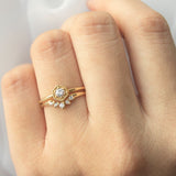 Marigold White Sapphire Ring