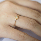 MARIGOLD White Sapphire Ring