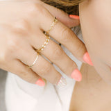 Bohemian Pursuit Three Diamond Ring