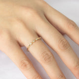 Bohemian Pursuit Three Diamond Ring