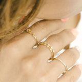 Bohemian Pursuit Five Diamond Ring