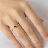 Wildflower Iolite Diamond Ring