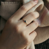 Wildflower Iolite Diamond Ring