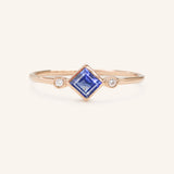 Wildflower Tanzanite Diamond Ring
