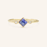 Wildflower Tanzanite Diamond Ring