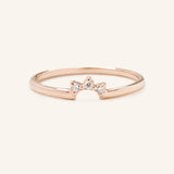 Scarlett Crown Diamond Curved Ring