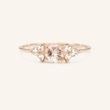 Tea Rose Morganite Engagement Ring