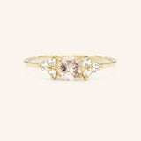 Tea Rose Morganite Engagement Ring