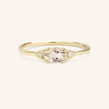 Celestia Morganite Diamond Ring