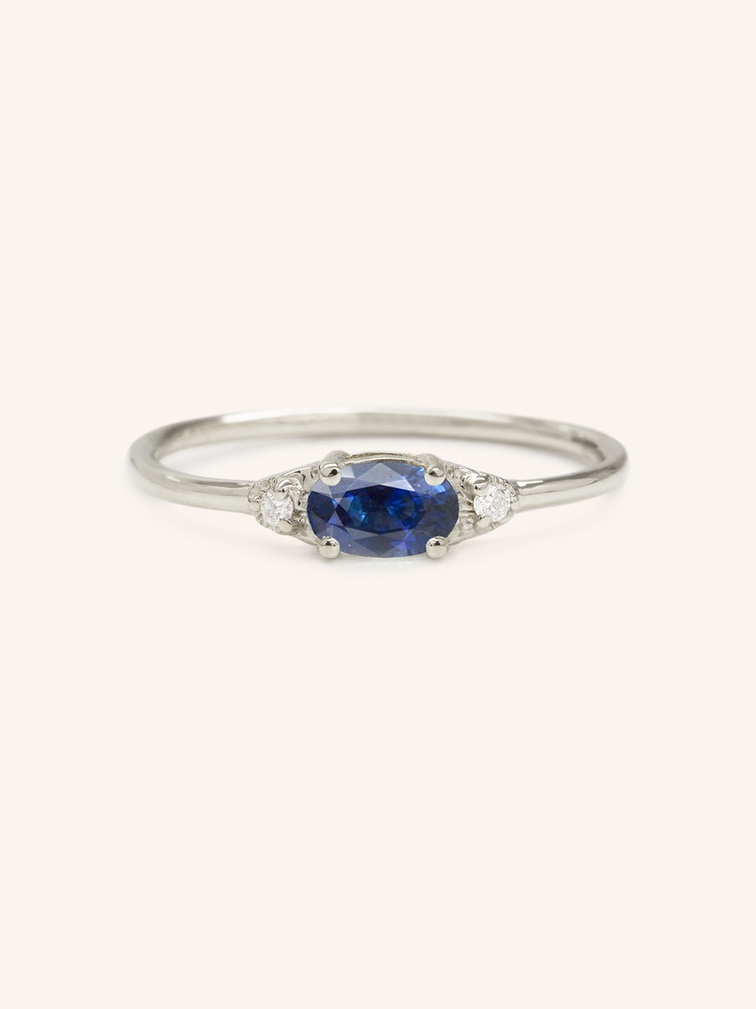 Celestia Blue Sapphire Diamond Ring
