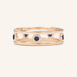 Journey By Rail Blue Sapphire Ring