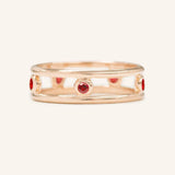 Journey By Rail Garnet Ring