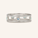 Journey By Rail Aquamarine Ring