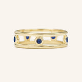 Journey By Rail Blue Sapphire Ring