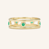 Journey By Rail Emerald Ring