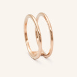 Double Line Wide Ring