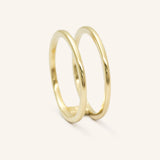 Double Line Wide Ring