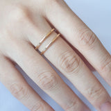 Double Line Wide Ring